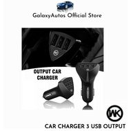 Wk Design Car charger 3 Usb Output