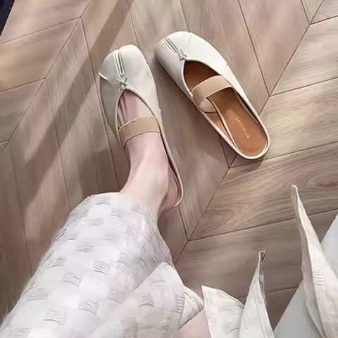 Retro Round Split Toe Flat sneaker designer shoes Women Casual Loafer Soft Moccasin Fashion Tabi Nin