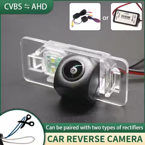 AHD Car Rear View Reverse Camera With Rectifier For BMW 1/3/7/5 Series E39 E46 E53 E82 E90 E91 X3 X5