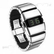 Jam Tangan Digital Plastik Millennium Vintage Y2K Wanita Lelaki Uniseks Bergaya D Line Elektronik QW