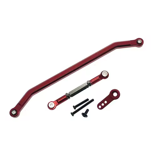 Metal Steering Linkage Rods & Servo Arm Kit for MN MN128 1/12 RC Crawler Upgrade Parts