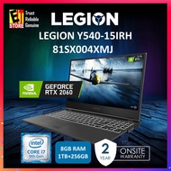 LENOVO LEGION Y540-15IRH 81SX004XMJ BLACK (I7-9750H/8GB/1TB+256GB SSD/RTX 2060 6G/15.6“ FHD/W10/2YRS