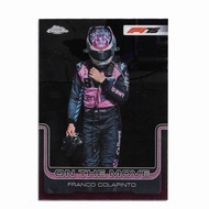 F1 Topps Chrome F1-75 Card (INSERT) - Franco Colapinto - (Alpine F1)