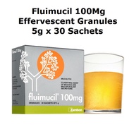 Brand New Zambon Fluimucil 100mg Granules (5g x 30s). Suitable for children above 2 yrs old !!