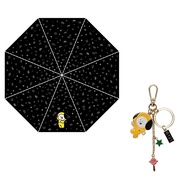 BTS Candy Color Foldable Travel Umbrella, Three Fold Umbrella