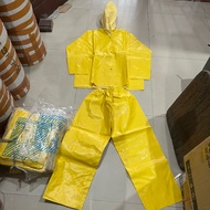 Yellow PVC Raincoat Pants PVC Raincoat Overalls