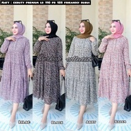 GAMIS CERUTY DRES MIDI/DRES MOTIF BUNGA DRES MIDI CERUTY BABYDOLL