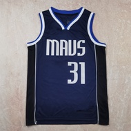 Dark Blue Dallas Mavericks Hot Press Basketball Jersey
