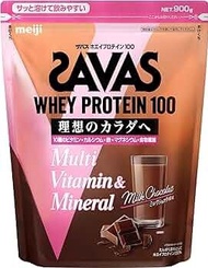(訂購) 日本製造 明治 SAVAS Whey Protein 100 蛋白粉 牛奶朱古力味 900g