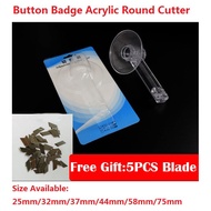 Button Badge Acrylic Round Circle Cutter For Button Badge Making(Size Adjustable) Paper Circle Cutte