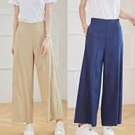 Eyouth 10142 Women culottes High Waist pants wide leg pants formal ladies pants