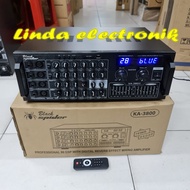AMPLIFIER BLACK SPIDER KA3800 KA 3800 VIDEO IN OUT KEY CONTROL - ERCHIARA SHOP