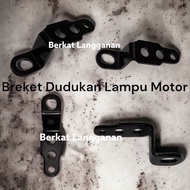 Breket Bracket Dudukan Lampu Tembak Motor Beat Satria Fu Vixion Pcx Megapro Universal