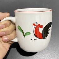 Rooster Ceramic Glass Mug Coffee Mug Without Lid