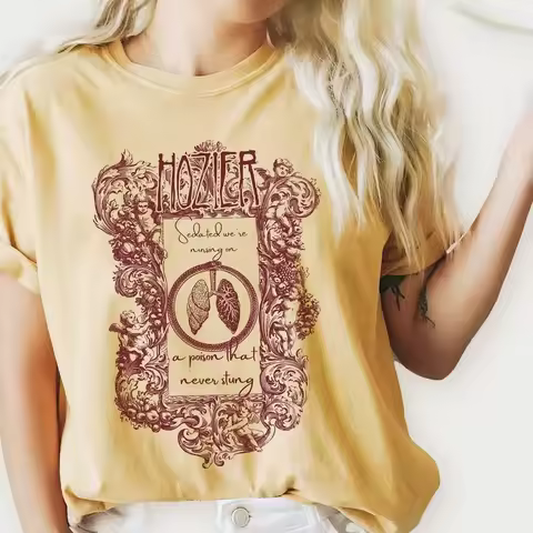 Hozier From Eden Album T Shirt Song Lyrics Tour 2023 Unreal Unearth Merch For Fan