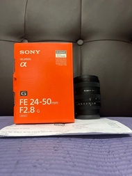 剛剛五月中買 全新一樣 全套有盒香港行貨差唔多一年保用 Sony 24-50 24-50mm F2.8 G