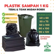 1 Kg THICK Plastic Trash Bags Size 40x60 50x75 60x100 80x100 90x120 los kiloan