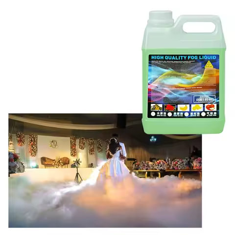 2000W Manual Stage Smoke Machine High Purity Non Toxic Water Fog Liquid Oil For Stage Lighting And D