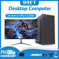 Desktop Computer set I7Cpu 22 Monitor Pc Office Gaming Computers Beyond All in one pc Laptop