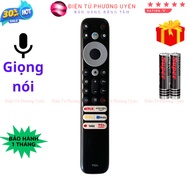 SKU381 - Remote điều khiển tivi TCL Mã 16 Giọng Nói 2022 điều khiển TV TCL Smart - Tặng kèm pin