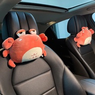 Car Headrest Neck Pillow for Girls Summer Car Neck Pillow Cute Lion Car Seat Pillow Cervical Pillow XRPL