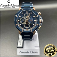 (Official Warranty) Alexandre Christie Stainless Steel Quartz Chronograph Men Watch 9205MCBURBU