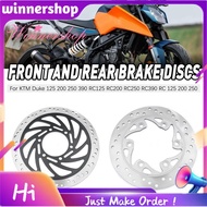 Motorcycle 300mm Front Brake Disc 230mm Rear Brake Rotor for   125 200 250 390 RC125 200 250 390