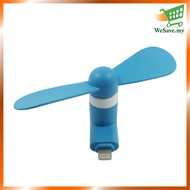 Portable Mini Fan for iOS Smartphone / Devices Blue Colour