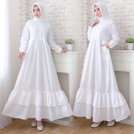 kinan mode gamis ceruty babydoll full furing gamis 2022 terbaru modern gamis wanita dewasa gamis pol