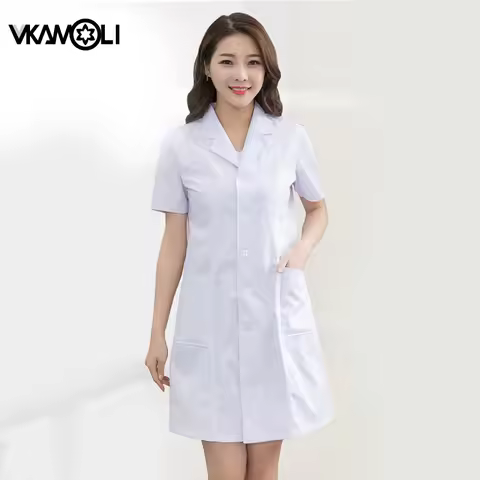 short/ Long sleeve Women's working clothing man uniform lab coat clothing doctor coat nurse uniform