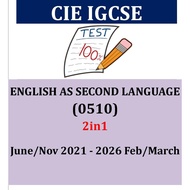 Igcse Past Year Papers English Second Language 0510 ( P1,2,3  2in1 Versions )