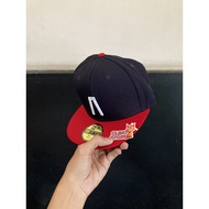 NEW ERA 5950 PRO MODEL X FEAR OF GOD ESSENTIALS (FOG) X MLB Navy Red ORIGINAL NO BOX [60767041]