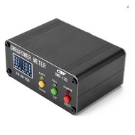 ayeshow 120W SWR Digital Power Standing Wave Meter 1.8-54MHz Shortwave Meter FM AM SSB Modes Power Meter Support SWR/Power Adjustable &amp; High SWR Alarm Function