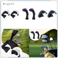Eigell 2 Pieces Golf Hybrid Club Headcovers Lightweight Portable Protective Sleeve