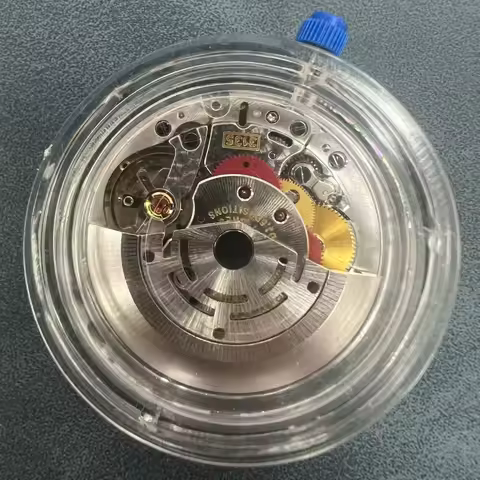 2025 Dandong VSF 3135 Automatic Mechanical Movement Blue Balance Wheel Watch Movement VS3135 Assembl