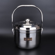 HY&amp; Thickened Fire-Free Reboiler Energy Saving Fireless Cooker Stainless Steel Pot Thermal Cooker Soup Pot Steamer HCRE