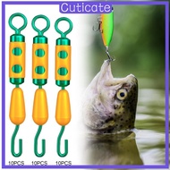[CUTICATE] 10Pcs Fishing Barrel Swivels Accessories Portable Essential Snap Swivels