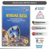 Buku Paket Bahasa Sunda WIWAHA BASA SMP/MTs kelas 9 kurikulum merdeka geger sunten