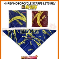 HI-REV MOTORCYCLE SCARFS LET’S REV KAIN KEPALA HIREV HI REV FOODPANDA GRABFOOD RIDER