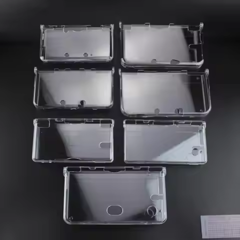 8models 1pc Plastic Clear Crystal Protective Hard Shell Skin Case Cover For GBA SP NDSL DSI NDSi XL 