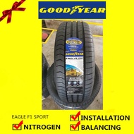Goodyear Eagle F1 Sport Tyre Tayar Tire(With Installation)215/45R18 205/55R16 235/45R18 225/40R18 225/55R17 235/40R18 215/55R17 225/50R17