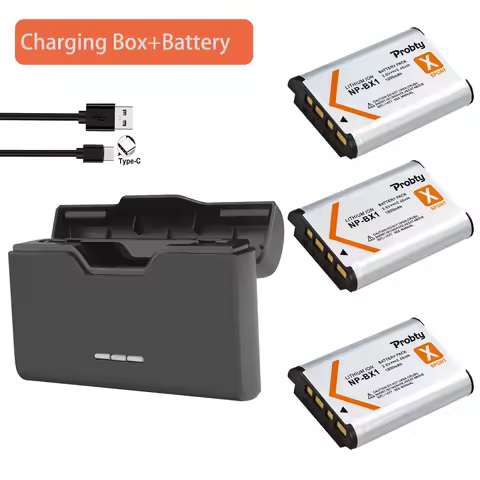 BX1 NP-BX1 Battery+Fast Charger Box TF Card Storage For Sony HX300 HX400 HX50 HX60 GWP88 AS15 WX350 