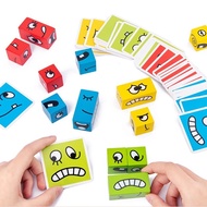 Wooden Expression Puzzle Set for Children
