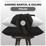 Plain Jumbo Pillowcase 50x70 55x75 50x80 cm | Sarban Tidur Pillow Case