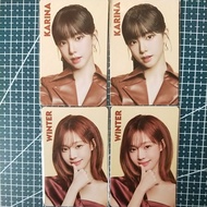 Karina Aespa Winter Aespa Photocard >< Nabati, Straykids ultramilk