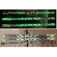 MS88 HELMET STICKER CUSTOM NIGHTGLOW DESIGN HELMET (READY STOCK)