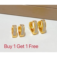 14k Bangkok gold earrings