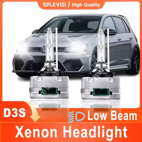 2x D3S Xenon Lamp HID White 9000LM Replace For VW Golf VII MK7 2012 2013 2014 2015 2016 2017 Headlig