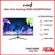 EDRA EGM27F240VA Gaming Monitor 27 inch 240Hz FullHD (Background: VA Panel) 2 years