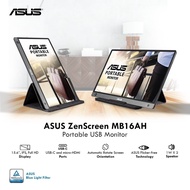 ASUS ZenScreen MB16AH (Black) Portable USB Monitor- 15.6 inch, IPS, Full HD, USB Type-C, Micro-HDMI, Eyes Care